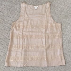 J Crew Silk Tank Top